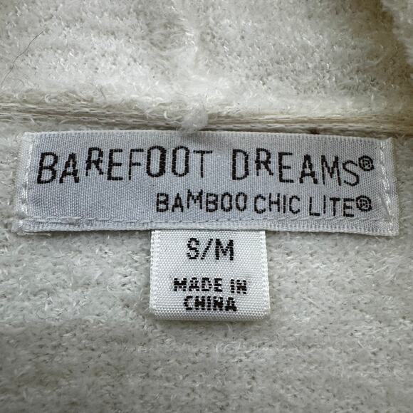 Barefoot Dreams Women’s Ombré Cream/Gray Waterfall Cardigan Sweater Size S/M - Picture 3 of 7